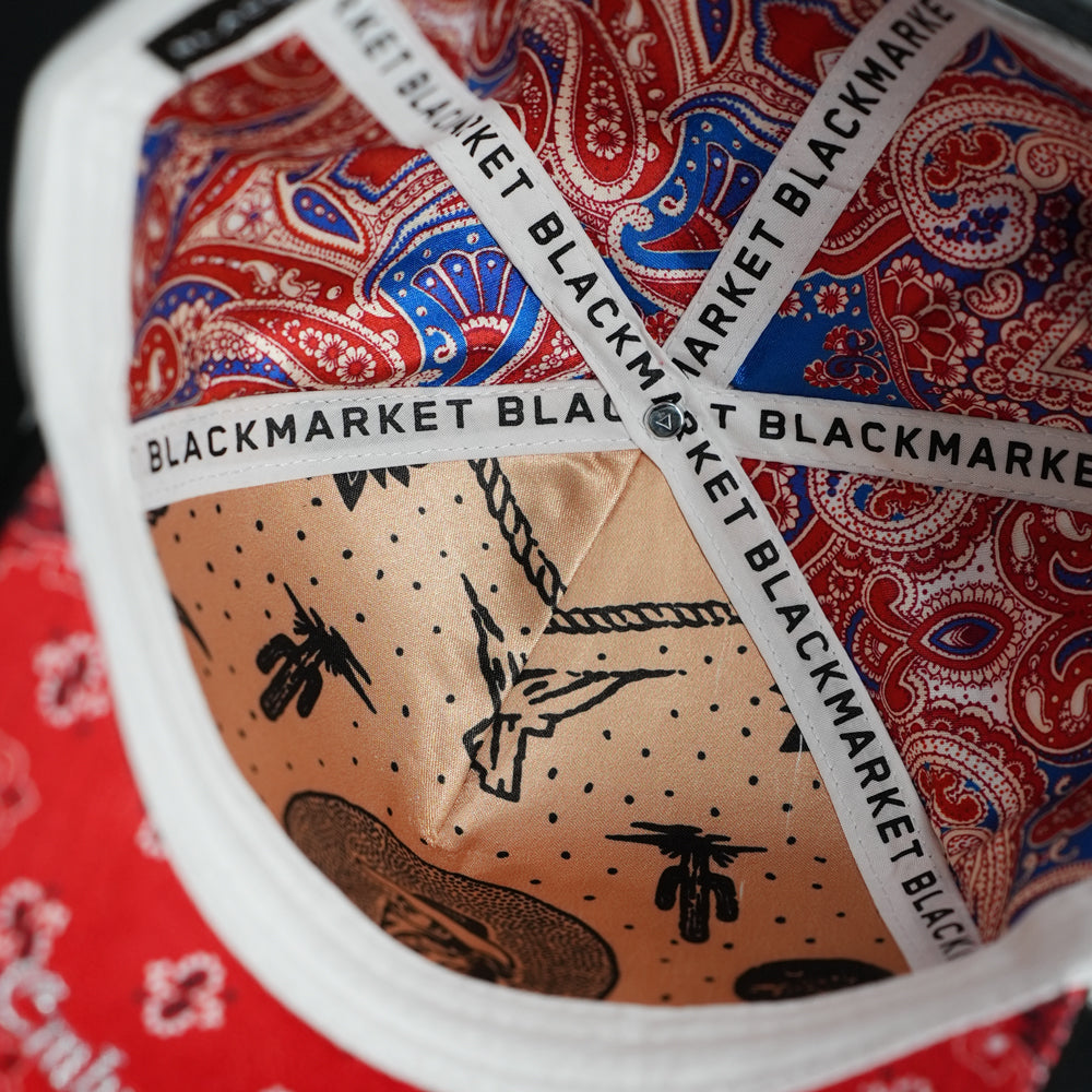 The Carmine Trucker Cap - BlackMarketLabs.com