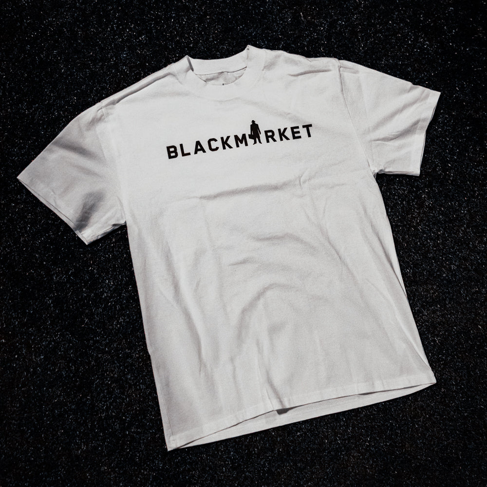 White Spy Guy Tee - BlackMarketLabs.com
