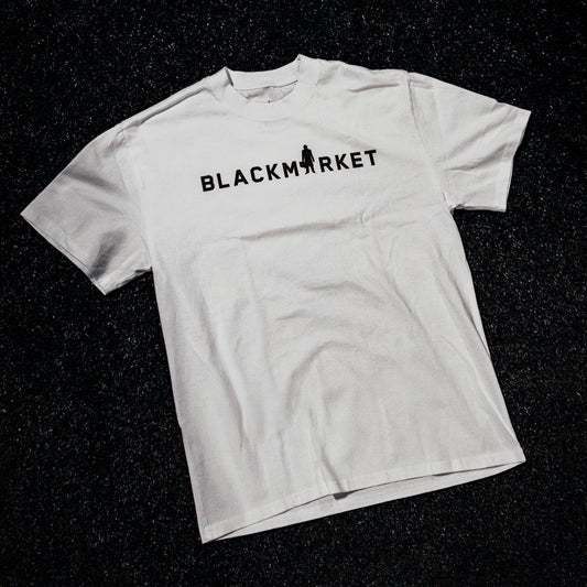 White Spy Guy Tee - BlackMarketLabs.com
