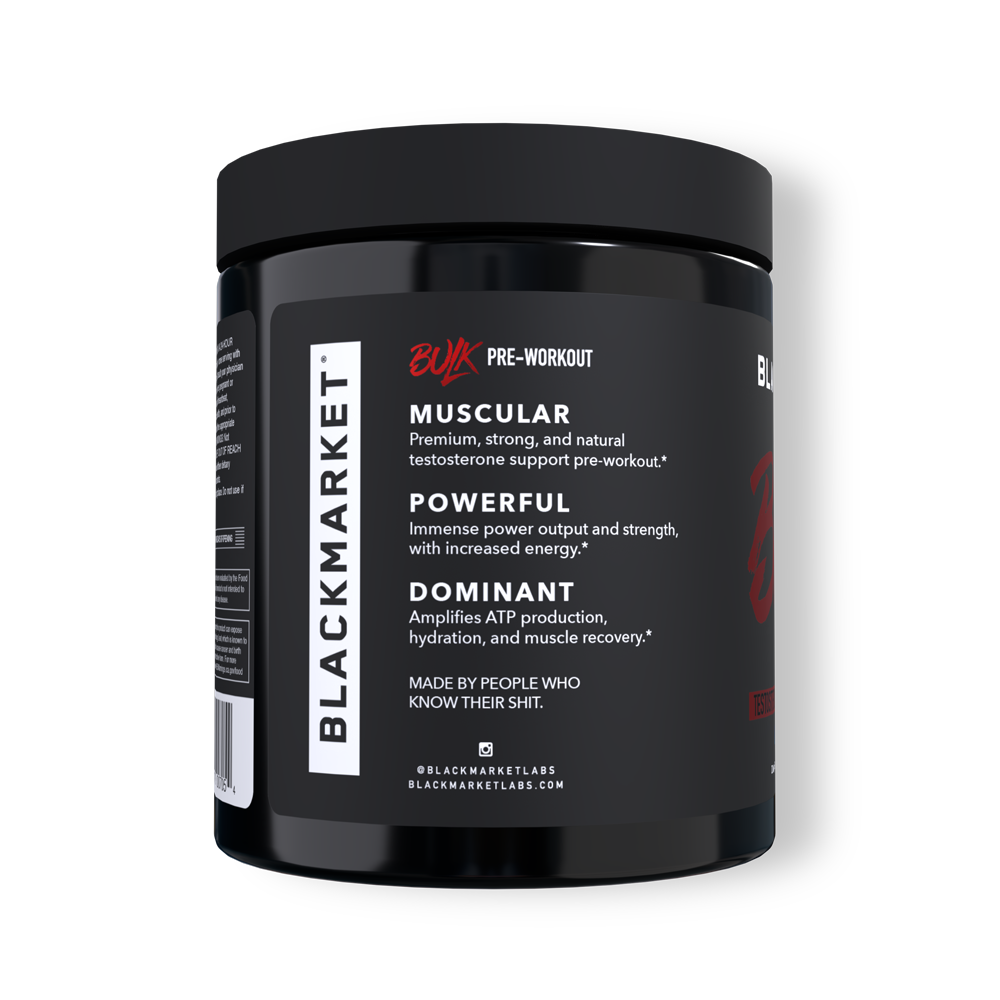 BULK Strength Pre-workout - BlackMarketLabs.com