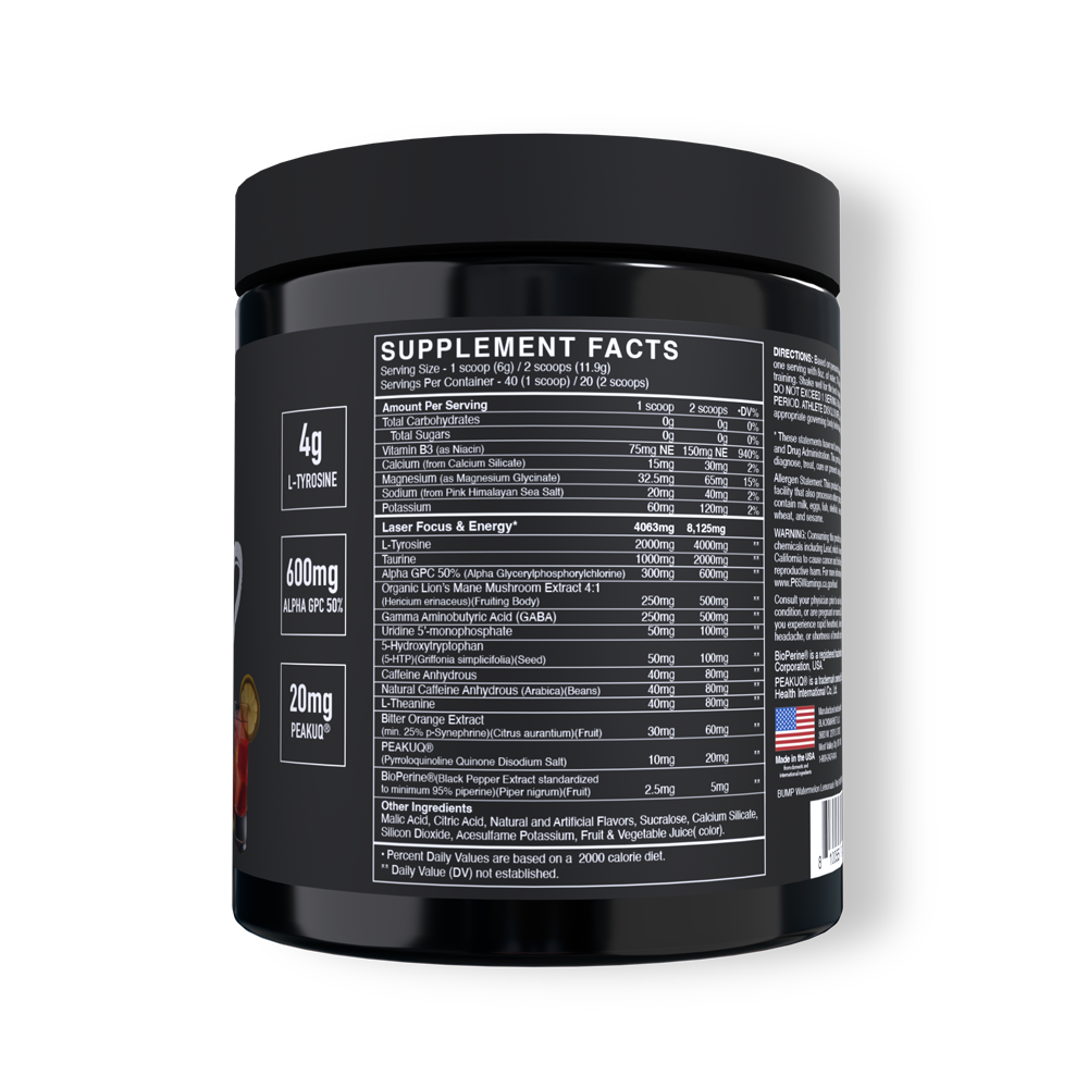BUMP Laser-Focus Nootropic - BlackMarketLabs.com