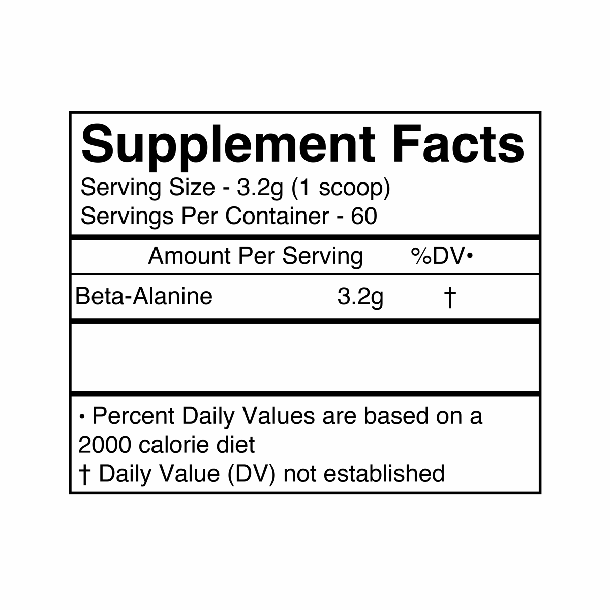 Beta-Alanine - BlackMarketLabs.com