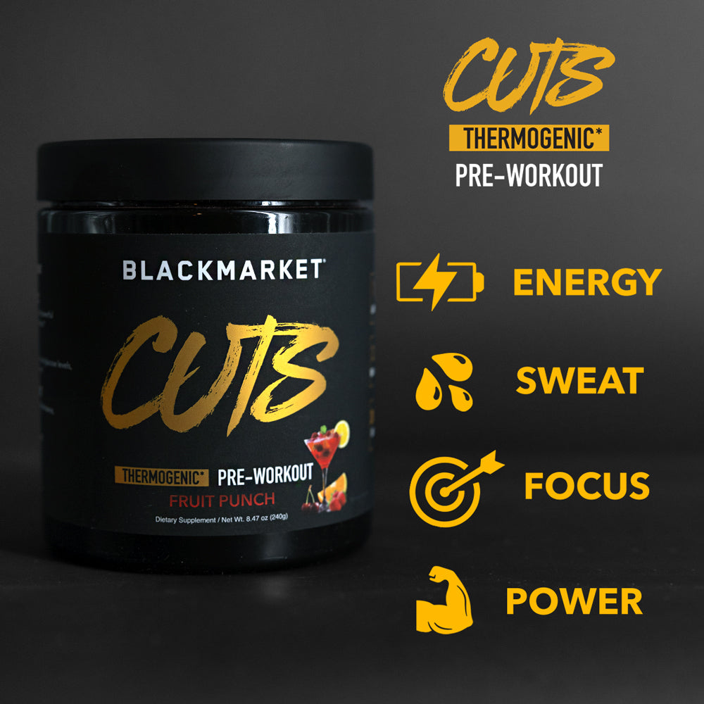 CUTS Thermogenic Pre-workout - BlackMarketLabs.com