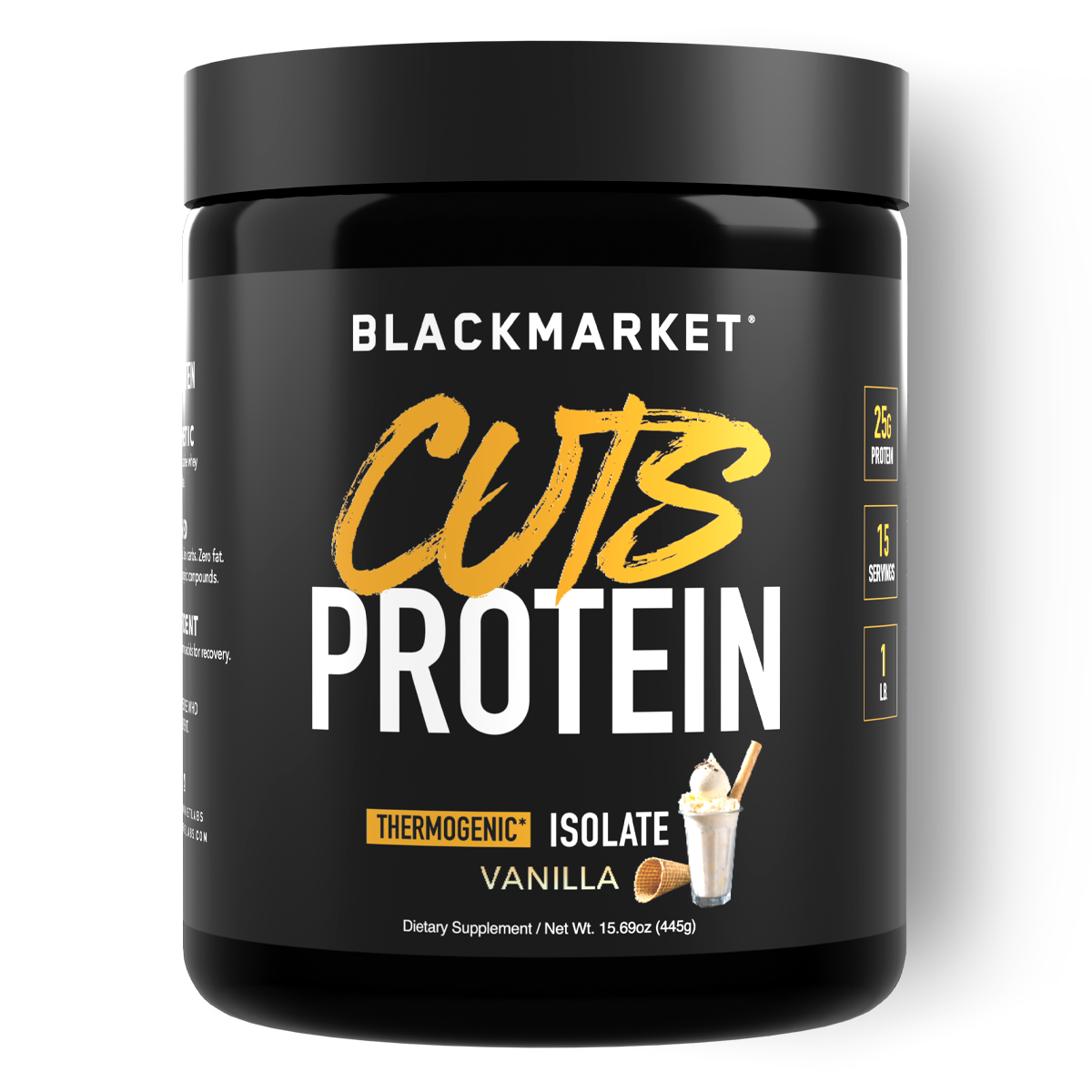 CUTS Thermogenic Whey PROTEIN Isolate - BlackMarketLabs.com