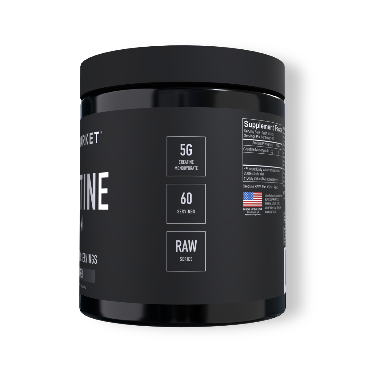 Creatine Monohydrate - BlackMarketLabs.com