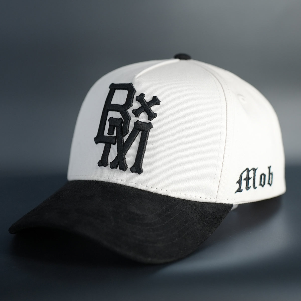 BxM Off-White Suede Cap - BlackMarketLabs.com