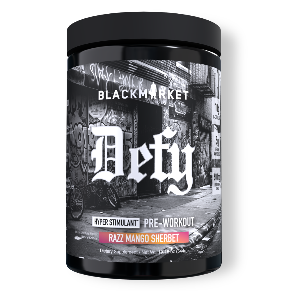 DEFY Hyper-Stimulant Pre-workout - BlackMarketLabs.com