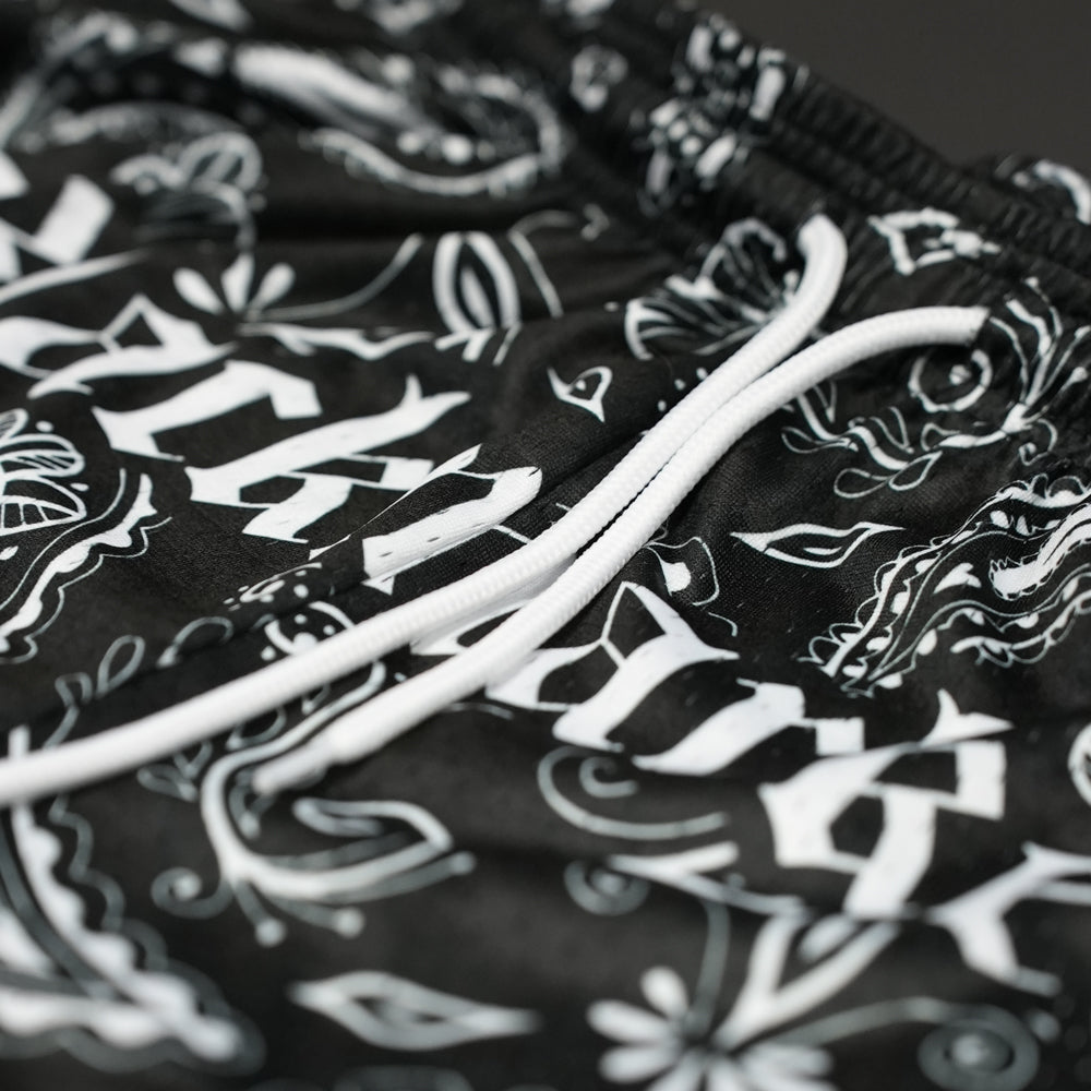Fight Shorts Paisley 4"