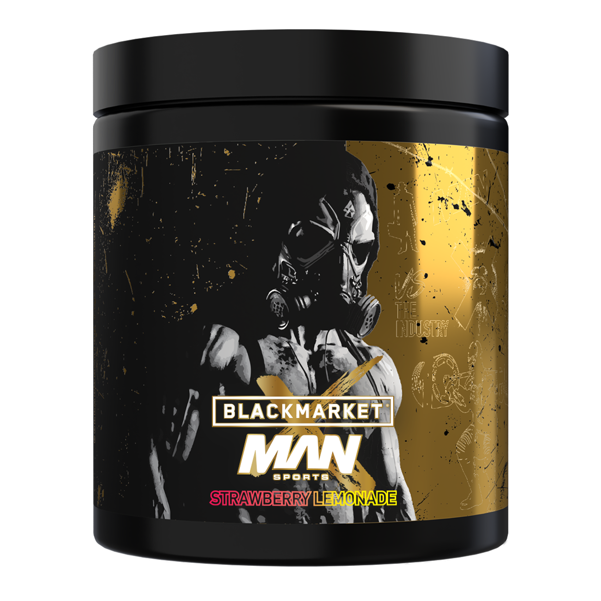 BLACKMARKET X MAN SPORTS Strength Pre-workout - BlackMarketLabs.com