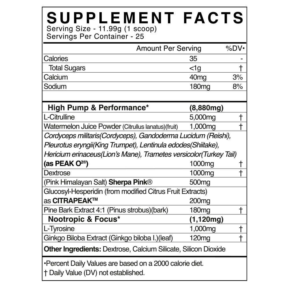 NITRICOXIDE Stim Free - BlackMarketLabs.com