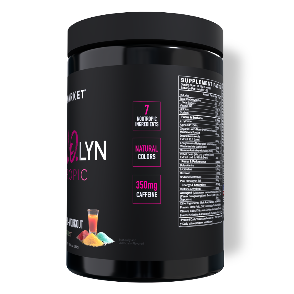 NOOTROPIC High Focus Pre-workout - BlackMarketLabs.com