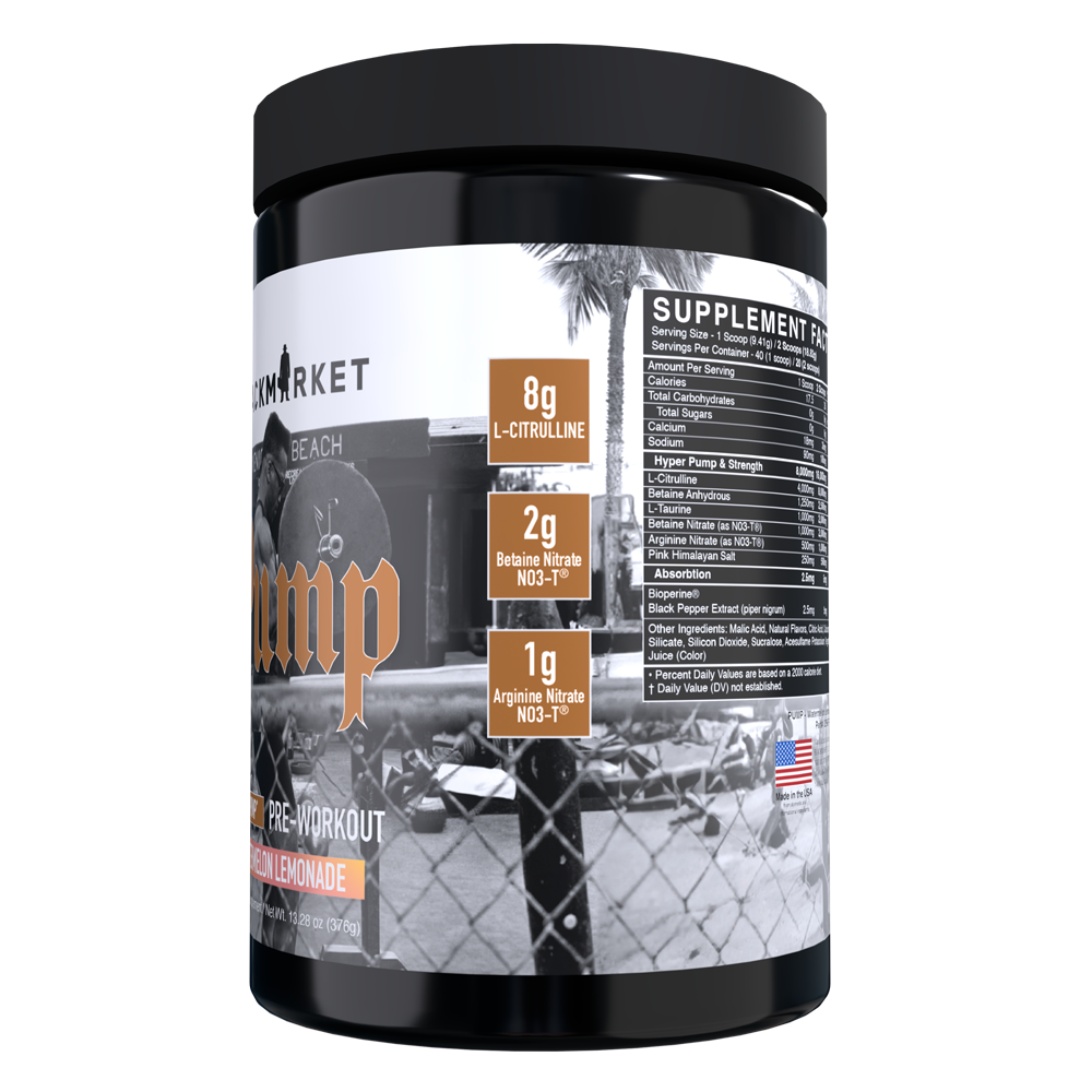 PUMP Stim-Free Pre-workout - BlackMarketLabs.com