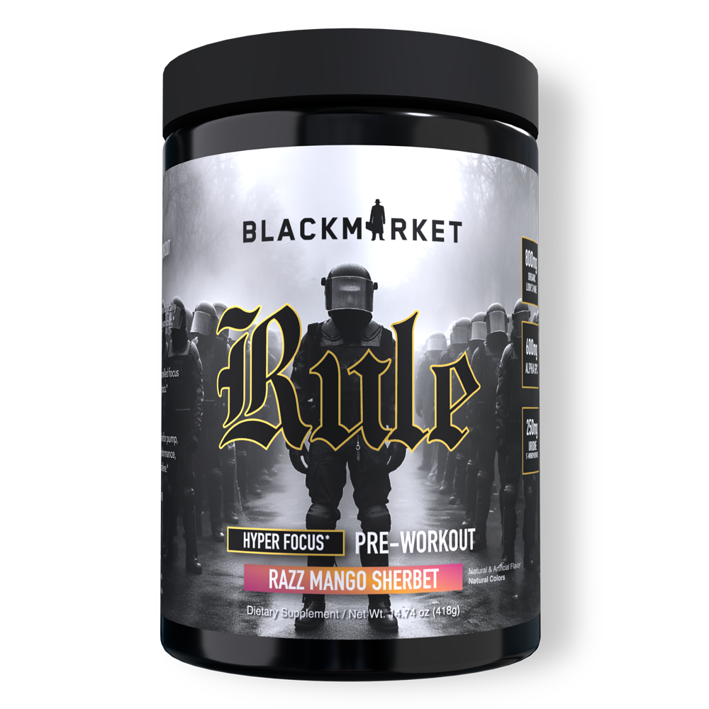 RULE Hyper-Focus Pre-workout - BlackMarketLabs.com