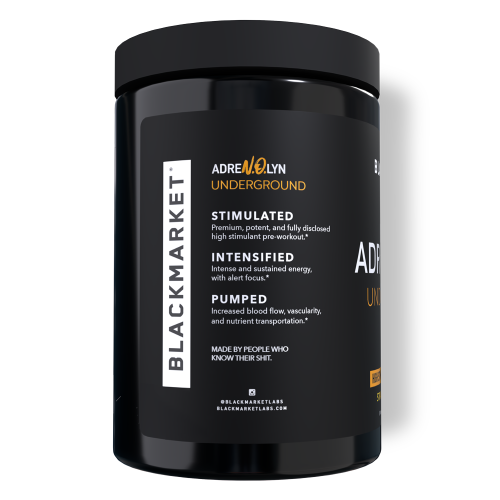 UNDERGROUND High Stimulant Pre-workout - BlackMarketLabs.com