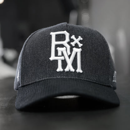 BxM Grey Denim Corduroy Cap