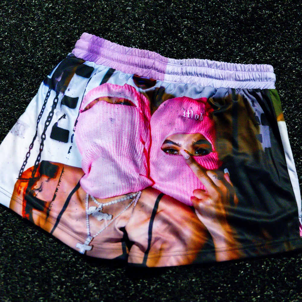 BLKMRKT Baddies Muay Thai Shorts - BlackMarketLabs.com