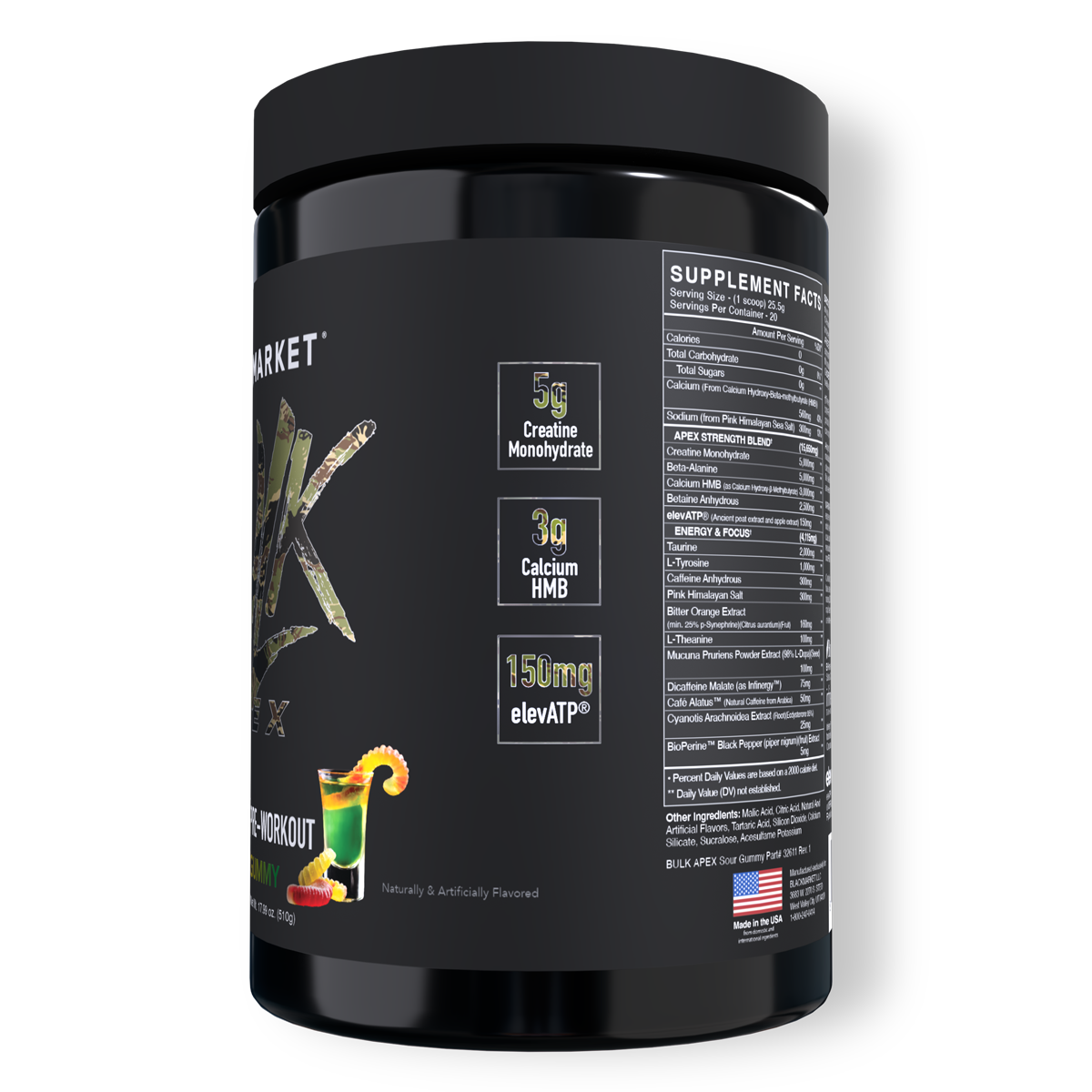 BULK APEX Strength Pre-workout - BlackMarketLabs.com