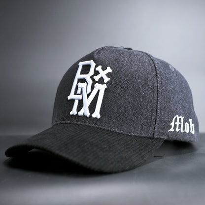 BxM Grey Denim Corduroy Cap