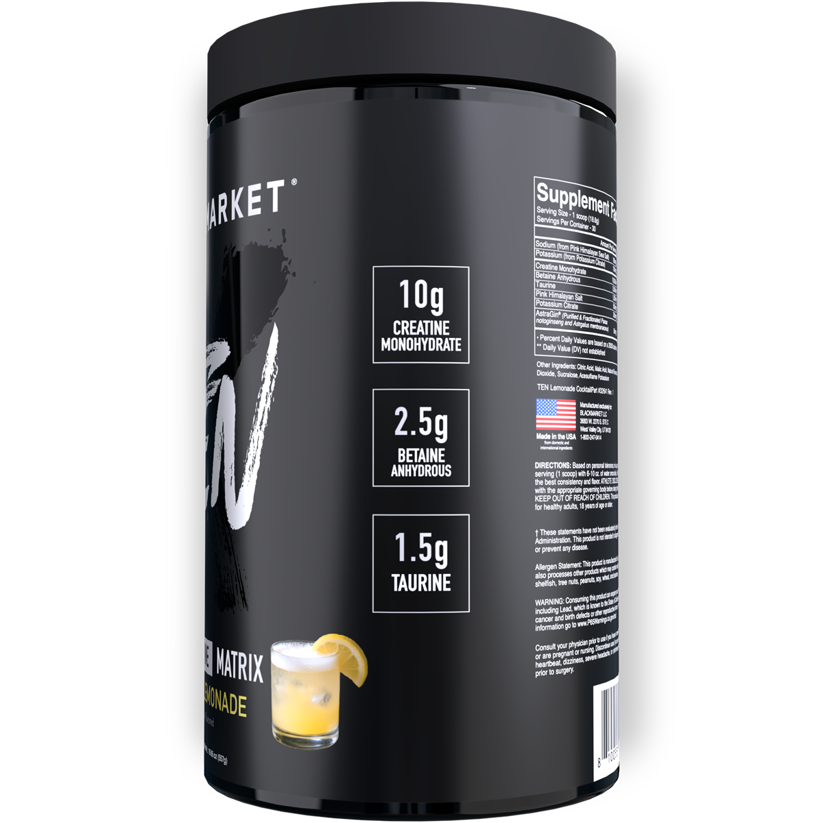TEN Hyper-Creatine Matrix | BlackMarketLabs.com